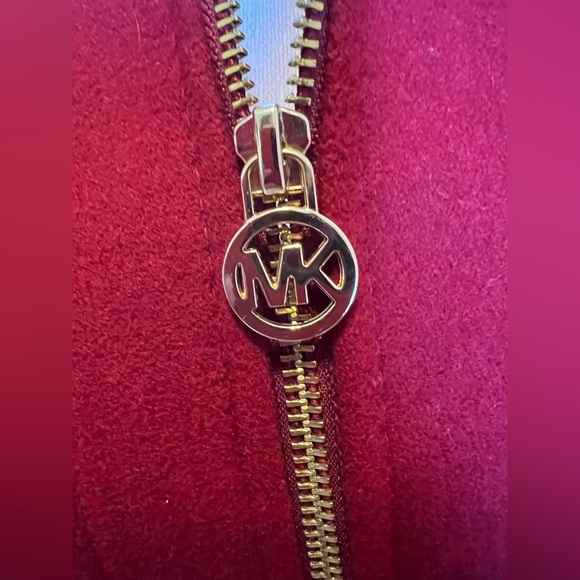 Michael Kors Red Wool Coat with Hood size 6P - Picture 7 of 14